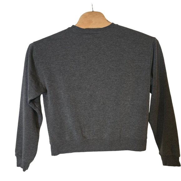 Disney Mickey Mouse Sweatshirt Medium Women's Gray‎ Long Sleeve - Picture 3 of 4